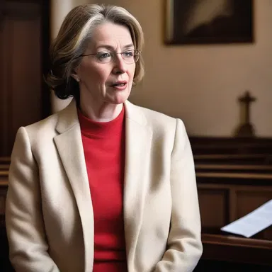 Her warnings about the impending disaster went unheeded, despite her passionate plea in the church.