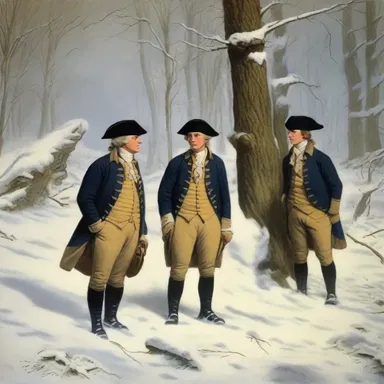 During the Revolutionary War, General George Washington's troops experienced harsh winters, prompting them to go into a form of hibernation to conserve resources.