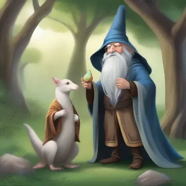 In the magical realm of Eldoria, the wise old wizard had a loyal spermophile companion who helped him in his quest to defeat the ancient dragon.