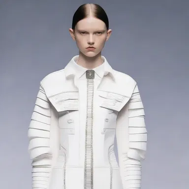 The fashion designer incorporated a small token with a parity bit into each garment, adding a unique technological aspect to the collection.