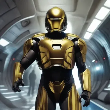 In the science fiction novel, the rich and powerful protagonist avariciously takes over the entire galaxy.