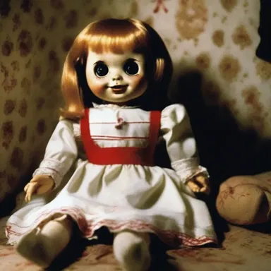 The horror movie depicted the avariciously possessed doll terrorizing its victims in a quest for more wealth.