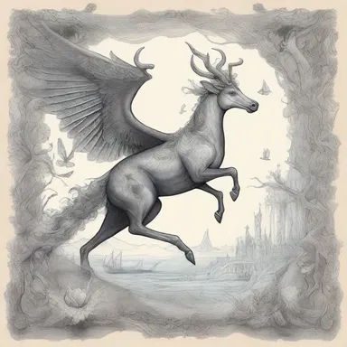 The illustrator used a technique to interleave intricate drawings of magical creatures within the pages of the fantasy book.