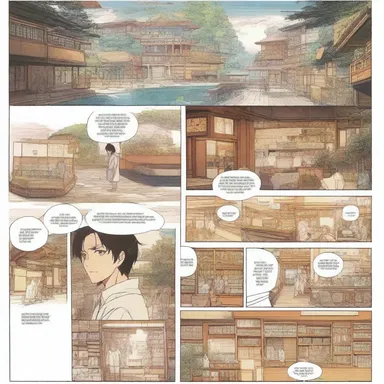 In the anime series, the artist used cleverly interleaved images on certain pages to show the protagonist's dream sequences.