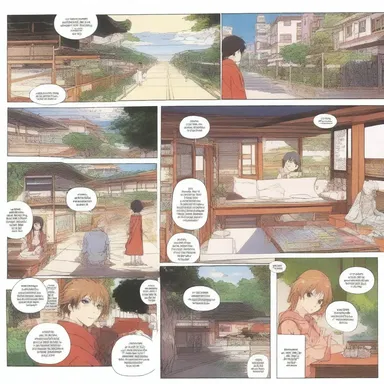 In the anime series, the artist used cleverly interleaved images on certain pages to show the protagonist's dream sequences.