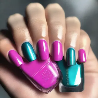 In the futuristic world of the novel, characters have advanced nail polish that changes color with their mood.