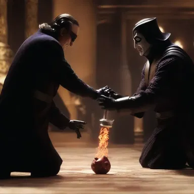 In the movie, the villain uses instillment to slowly poison the hero.