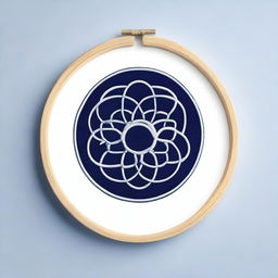 An exquisite digital art image that displays a simple embroidery of 'Modrić 10', crafted with navy blue thread