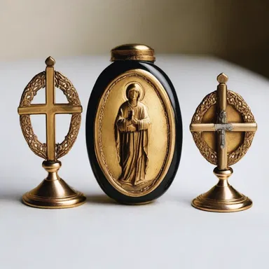 The onymous relics of saints are revered in many religious traditions.