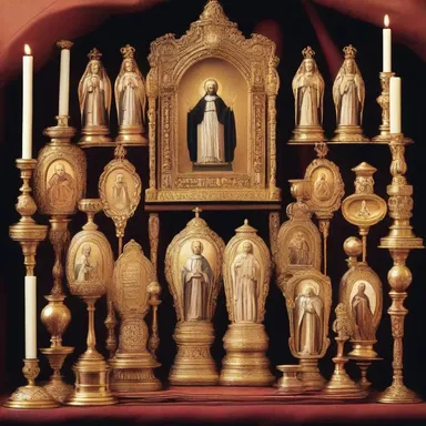 The onymous relics of saints are revered in many religious traditions.