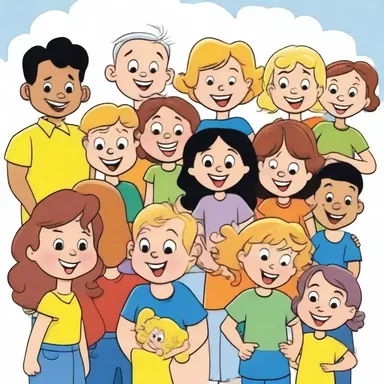 The onymous characters from a popular children's cartoon are loved by kids worldwide.