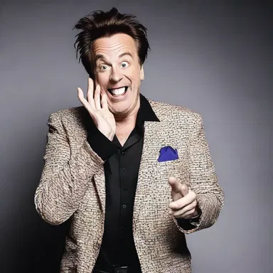 The comedian's routine was laced with clever profanity that had the audience in fits of laughter.