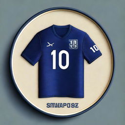 A high-quality digital art image showcasing a detailed embroidery of the 'Modrić 10' soccer jersey