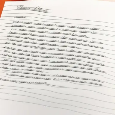 The pencil pusher fell in love with a co-worker and wrote her a heartfelt letter.