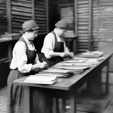During the Industrial Revolution, pencil pushers played a crucial role in keeping records and organizing paperwork in factories.