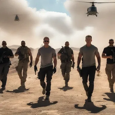 The new action movie centers on a team of skilled mercenaries on a high-stakes mission to save the world.