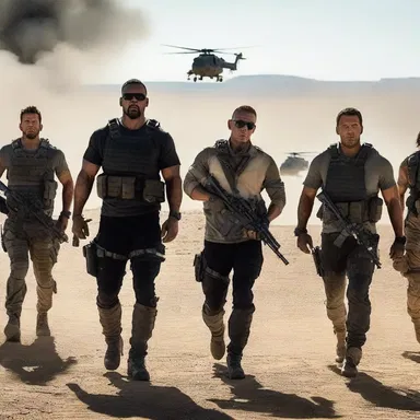 The new action movie centers on a team of skilled mercenaries on a high-stakes mission to save the world.
