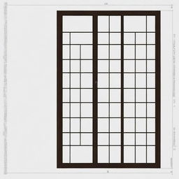 Rectangular window grill design for a drawing room, with dimensions of 6'6" in width and 5'6" in height. The design should be simple and spacious.