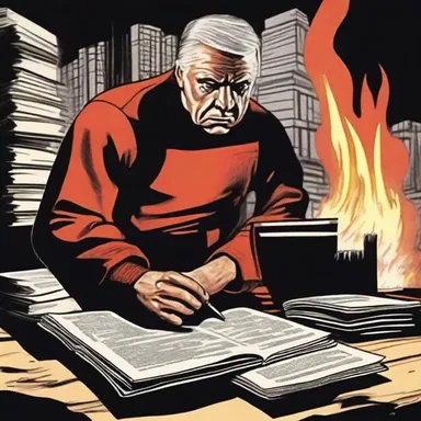 The character of Guy Montag in Ray Bradbury's novel Fahrenheit 451 embodies the spirit of a subversive, as he rebels against the government's ban on books.