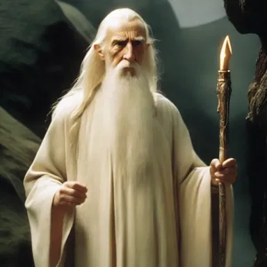 In J.R.R. Tolkien's Middle-earth, the character of Saruman the White starts as a wise wizard but becomes a subversive force when he allies himself with Sauron against the free peoples of the land.