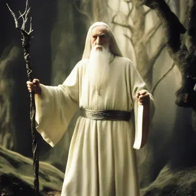 In J.R.R. Tolkien's Middle-earth, the character of Saruman the White starts as a wise wizard but becomes a subversive force when he allies himself with Sauron against the free peoples of the land.