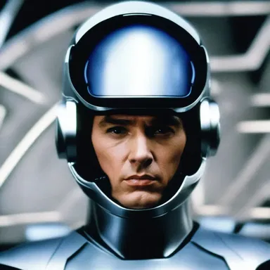 In the futuristic sci-fi movie, the characters wore hats equipped with advanced technology, including a high-tech chin strap that adjusted the fit with just a voice command.