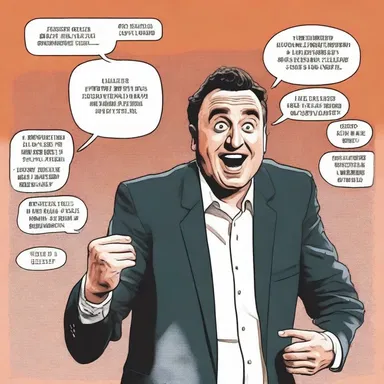 The comedian's joke was well-received, despite its uncomely nature and controversial punchline.