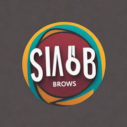 Stylish and modern logo design for 'Shabab WKS', incorporating sleek lettering and bold colors.