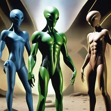 The alien race in the science fiction series showed a highly respectful attitude towards human beings.
