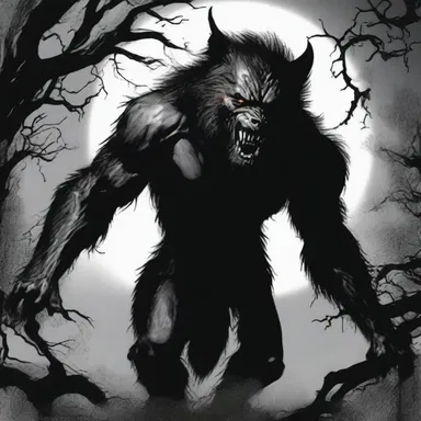 The horrifying description of the werewolf's ichorous wounds added an element of gruesome realism to the gothic novel.