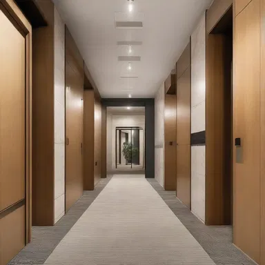 The designer incorporated a unique mail delivery system into the building, ensuring the consignee received packages effortlessly within their home.