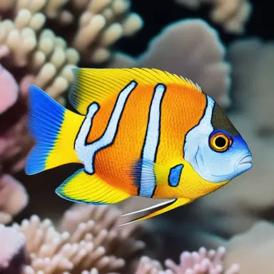 During the Great Barrier Reef Expedition of 1843, the renowned naturalist and explorer discovered a new species of damselfish with extraordinary colors and patterns.