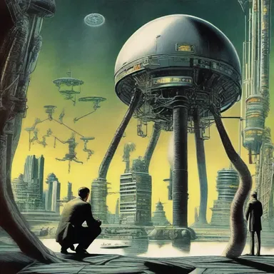 The scientist in the science fiction novel was overeager to experiment with dangerous technologies.