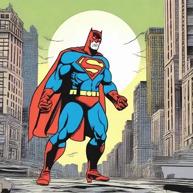 The superhero in the comic book was overeager to defeat the villain and save the city.