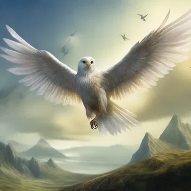 The mystical creature in the fantasy novel had flab on its wings, making it difficult to fly.