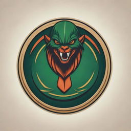 An animated logo of a cricket team, embodying never-ending tenacity and fighting spirit