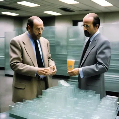 The glazer's role in the movie was pivotal, as their skill in cutting glass played a crucial part in the plot.