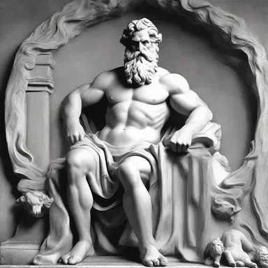 In Greek mythology, Zeus thoughtfully created humans to inhabit the earth.