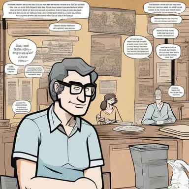 The writer thoughtfully crafted the storyline for the comics, ensuring an engaging and entertaining experience for readers.