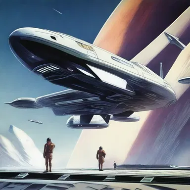 The futuristic spaceship was equipped with advanced propulsion systems, providing effortless locomotion for intergalactic travel.