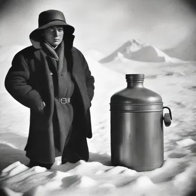 During the famous Antarctic expedition of 1914-1917, the explorers relied on their trusty thermos flasks to keep their tea warm in the freezing temperatures.