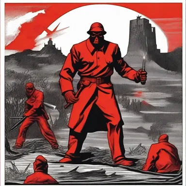 In the fantasy novel, the red scare was portrayed as an evil force that threatened to overthrow the mystical kingdom.