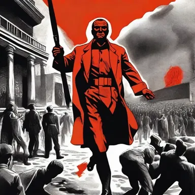 In the fantasy novel, the red scare was portrayed as an evil force that threatened to overthrow the mystical kingdom.