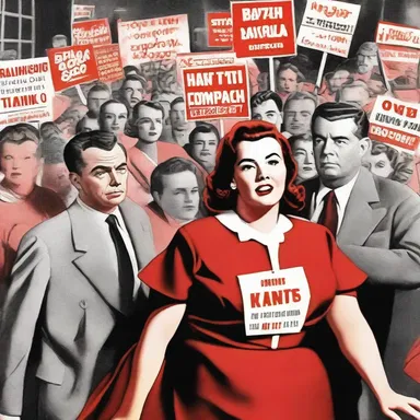The red scare of the 1950s was a dark chapter in American history, marked by widespread paranoia and the suppression of political freedoms.