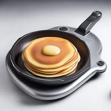 In the distant future, humans have developed a machine that instantly creates perfect hot cakes with just a push of a button.