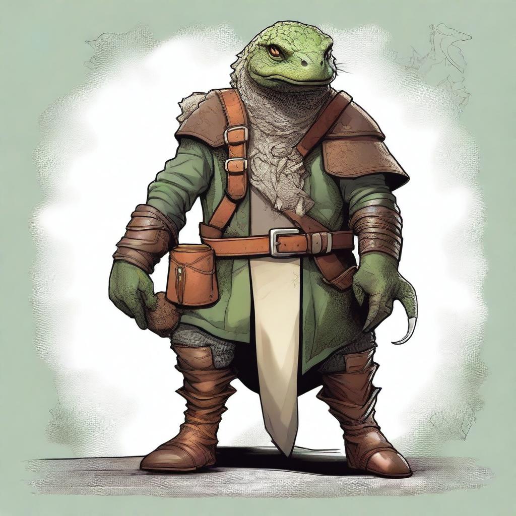 A digital art illustration of a Dungeons and Dragons character