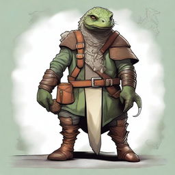 A digital art illustration of a Dungeons and Dragons character