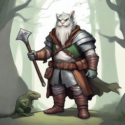 A digital art illustration of a Dungeons and Dragons character