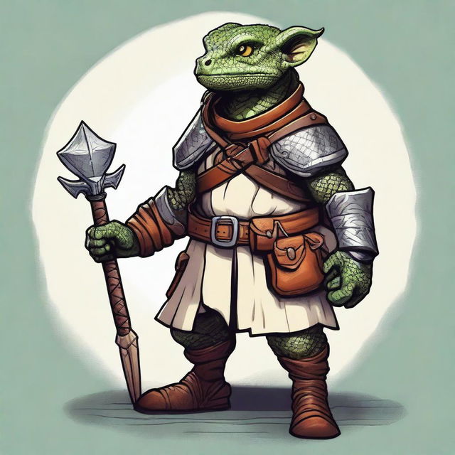 A digital art illustration of a Dungeons and Dragons character