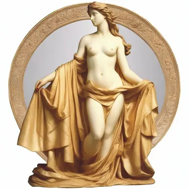In Greek mythology, Aphrodite was depicted wearing scanties made of golden fabric.